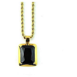                       5.5 Ratti Agate pure Gold Plated Pendant without chain for Unisex by CEYLONMINE                                              