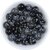 Swastik Natures Natural Snowflake Obsidian 8mm Beads for Creative Artworks or Bracelet Jewellery Making Purpose (23Pcs)