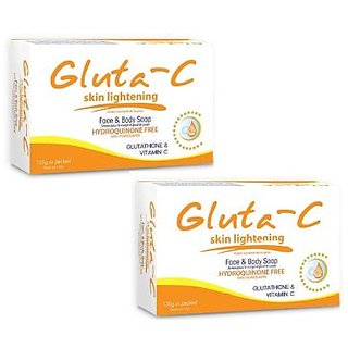                       Gluta-C SKIN LIGHTENING SOAP  (2 x 135 g)                                              