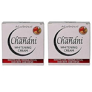CHANDNI WHITENING CREAM PACK OF 2 - 60G CHANDNI WHITENING CREAM PACK OF 2 - 60G