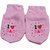 Born Baby's Hosiery Pure Cotton Mitten and Booties Set, Gloves  Socks (Multicolour, 0-3 Months,Combo Set of 3)