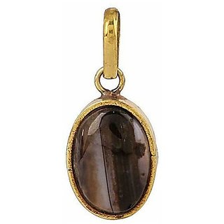                       Agate/Hakik Pendant 7 carat Round Cut Moti Locket without chain by CEYLONMINE                                              