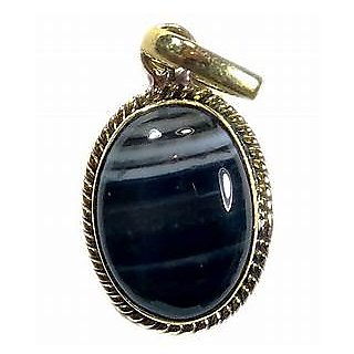                       7 RATTI Gold Plated  Sulemani Hakik Pendant without chain by CEYLONMINE                                              