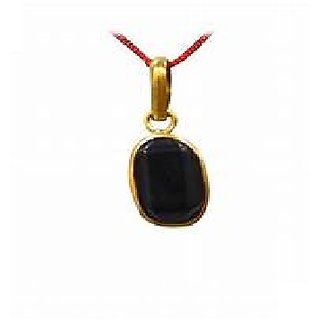                       7 ratti Natural Sulemani Hakik Stone Unheated Lab Certified pure Gold Plated Pendant without chain by CEYLONMINE                                              