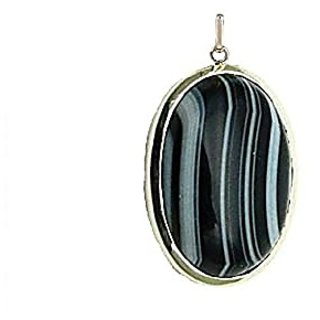 Sulemani Hakik original lab certified 9.25 ratti silver Pendant without chain by CEYLONMINE Sulemani Hakik original lab certified 9.25 ratti silver Pendant without chain by CEYLONMINE
