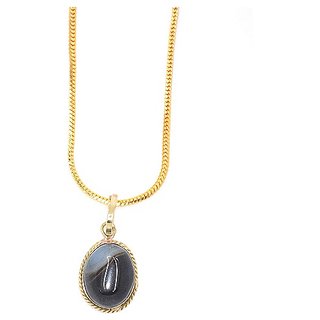                       Gold Plated  9.5 Carat Classic Sulemani Hakik Pendant without chain by CEYLONMINE                                              