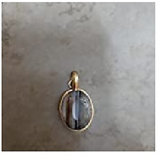                       Natural Sulemani Hakik 10.25 Carat   silver Pendant without chain  by CEYLONMINE                                              