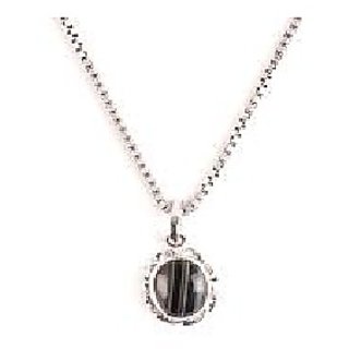 Certified 10.5 Carat silver Agate/Hakik Pendant without chain by CEYLONMINE Certified 10.5 Carat silver Agate/Hakik Pendant without chain by CEYLONMINE