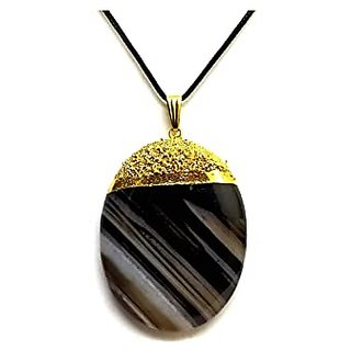 Certified 10.5 Carat White Gold Plated Sulemani Hakik Stone Pendant without chain by CEYLONMINE Certified 10.5 Carat White Gold Plated Sulemani Hakik Stone Pendant without chain by CEYLONMINE