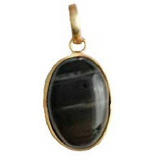 Gold Plated 10.5 Carat Classic Sulemani Hakik Pendant without chain by CEYLONMINE Gold Plated 10.5 Carat Classic Sulemani Hakik Pendant without chain by CEYLONMINE