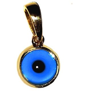 Multicolour Evil Eye Pendant for Protection for unisex gold plated without chain Stone by CEYLONMINE Multicolour Evil Eye Pendant for Protection for unisex gold plated without chain Stone by CEYLONMINE