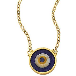                       Nazar Suraksha Yantra gold plated without chain pendant by CEYLONMINE                                              