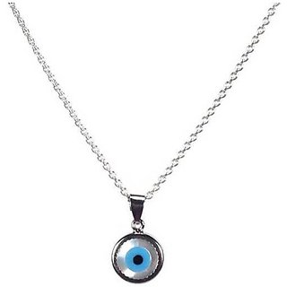 Evil Eye lab Certified stone silver pendant /locket without chain by CEYLONMINE Evil Eye lab Certified stone silver pendant /locket without chain by CEYLONMINE