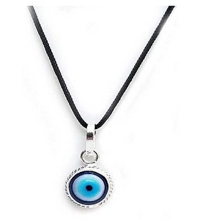 beautiful Multicolour evil eye locket silver for unisex without chain by CEYLONMINE beautiful Multicolour evil eye locket silver for unisex without chain by CEYLONMINE