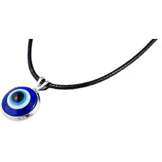 Multicolour Evil Eye Pendant silver for unisex without chain BY CEYLONMINE Multicolour Evil Eye Pendant silver for unisex without chain BY CEYLONMINE