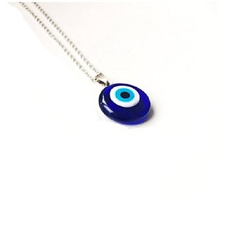                       Evil Eye Protection Multicolour  Pendant silver without chain by CEYLONMINE                                              