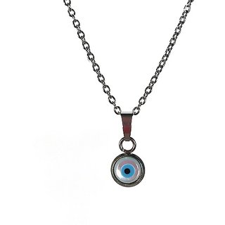                       Sterling Silver Pendant  Evil eye Pendant for Women and Girls without chain by CEYLONMINE                                              