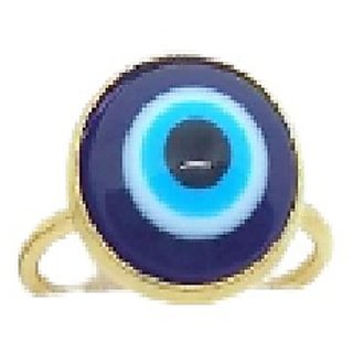                       Natural Evil's eye gold Plated Ring for unisex by CEYLONMINE                                              