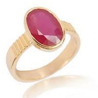                       Ruby Ring-5.25 Ratti Manik Panchdhatu Ring for Astrological Purpose by CEYLONMINE                                              