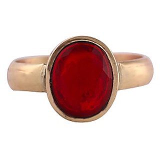                       5.25 ratti Natural Manik Lab Certified Stone 100% Original ruby ring by CEYLONMINE                                              