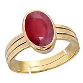                       Natural stone manik panchdhatu ring 6.25 carat for unisex by CEYLONMINE                                              