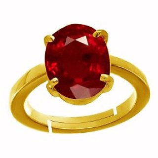                       Natural Manik 6.25 Carat Stone Panchdhatu Adjustable Ring for Men & Women by CEYLONMINE                                              
