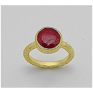                       6.25 carat Stone Ruby Natural Lab certified Stone Ring perfect results by CEYLONMINE                                              