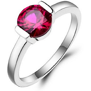                       Ruby Ring- Natural Lab Certified 7.25 carat 100% Original Gold Plated Ring for unisex by CEYLONMINE                                              