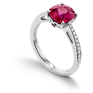                       Ruby Ring-Natural Ruby Manik 9.25 Carat Stone Adjustable silver Ring by CEYLONMINE                                              
