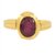 Ruby 7.25 Ratti Stone Lab Certified 100 Original Ruby Gold Plated Ring by CEYLONMINE