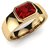 9.25 ratti Manik ring 100 Original Ruby Ring for unisex ring by CEYLONMINE