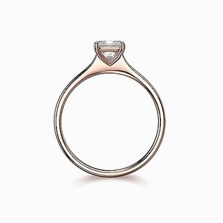                       Natural American Diamond Gold Plated ring Unheated stone Diamond ring by CEYLONMINE                                              