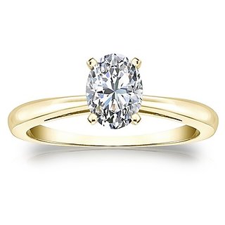                       American Diamond Ring with natural lab certified stone Gold Plated Ring by CEYLONMINE                                              