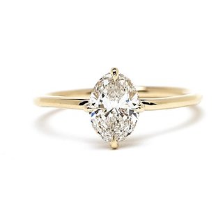                       Natural American Diamond Adjustable Gold Plated Ring Certified Stone by CEYLONMINE                                              