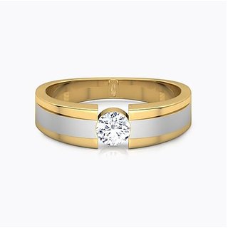                       American Diamond good quality gemstone Gold Plated  adjustable ring by CEYLONMINE                                              