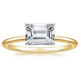                       Gold Plated elegent american diamond ring by CEYLONMINE                                              