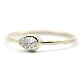                       Original American Diamond gold plated Adjustable Ring for unisex by CEYLONMINE                                              