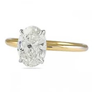                       American Diamond Adjustable Pure Gold Plated(Copper) Ring by CEYLONMINE                                              