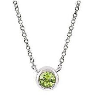                       5.25 ratti Moti Pendant Natural Peridot Sterling Silver Pendantwithout chain by CEYLONMINE                                              