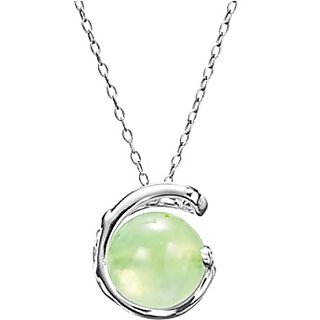                       6.25 Ratti Silver Original Peridot Pendant without chain Lab Certified Stone by CEYLONMINE                                              