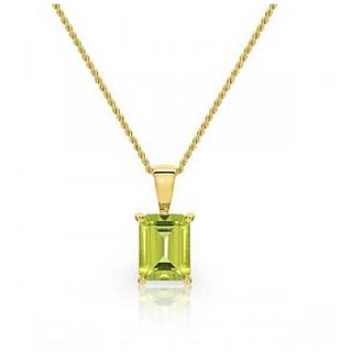 5 carat pure Peridot Gold Plated Pendant without chain by CEYLONMINE 5 carat pure Peridot Gold Plated Pendant without chain by CEYLONMINE