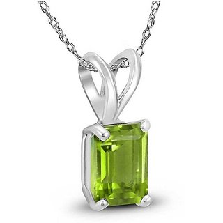 6 carat pure Peridot Silver Pendant without chain by CEYLONMINE 6 carat pure Peridot Silver Pendant without chain by CEYLONMINE