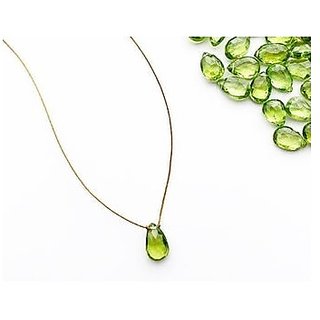 6.25 ratti Moti Pendant Natural Peridot Sterling Gold Plated Pendantwithout chain by CEYLONMINE 6.25 ratti Moti Pendant Natural Peridot Sterling Gold Plated Pendantwithout chain by CEYLONMINE