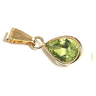 Moti Pendant 7 ratti Natural Peridot Gold Plated Pendantwithout chain by CEYLONMINE Moti Pendant 7 ratti Natural Peridot Gold Plated Pendantwithout chain by CEYLONMINE