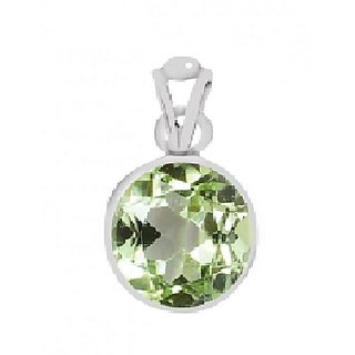 9 ratti Stone 100% Natural Peridot Silver Pendant without chain by CEYLONMINE 9 ratti Stone 100% Natural Peridot Silver Pendant without chain by CEYLONMINE