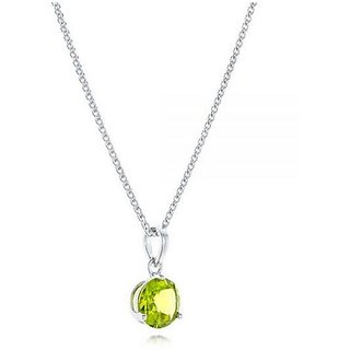9 ratti Natural Lab certified Stone silver Peridot Pendant without chain by CEYLONMINE 9 ratti Natural Lab certified Stone silver Peridot Pendant without chain by CEYLONMINE