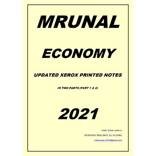Mrunal Economy xerox Printed Updated Notes 2021