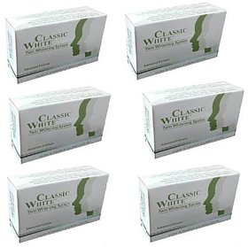 Classic White Advance Formula Whitening Soap For Anti Pimple Skin (Pack Of 6 )