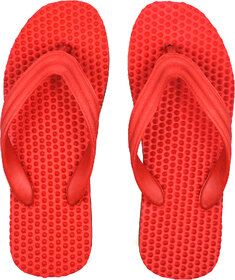 FOMO Men's Red Health Flip Flops