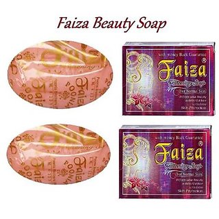                       Faiza Beauty Soap For Skin Whitening Pack Of 2                                              